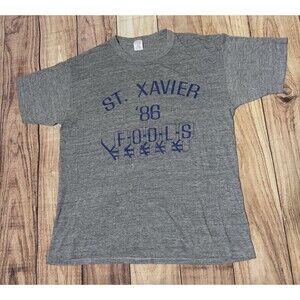 Vintage St. Xavier 1986 Fools You Can Find Sympathy Dictionary T Shirt XL Rare